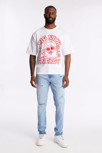 Skinny Distressed Thursday Jeans - Light Blue Wash