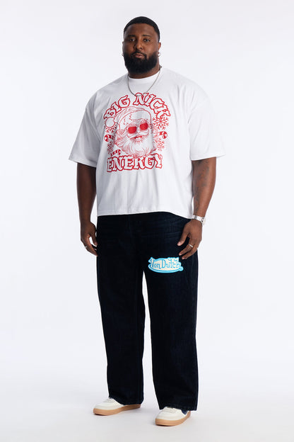 Baggy Von Dutch Bandidos Patch Jean - Dark Wash