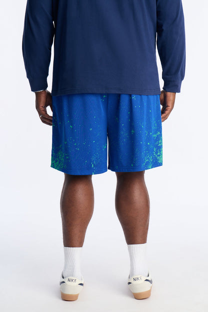 Cosmos Dust Mesh Short - Blue/combo