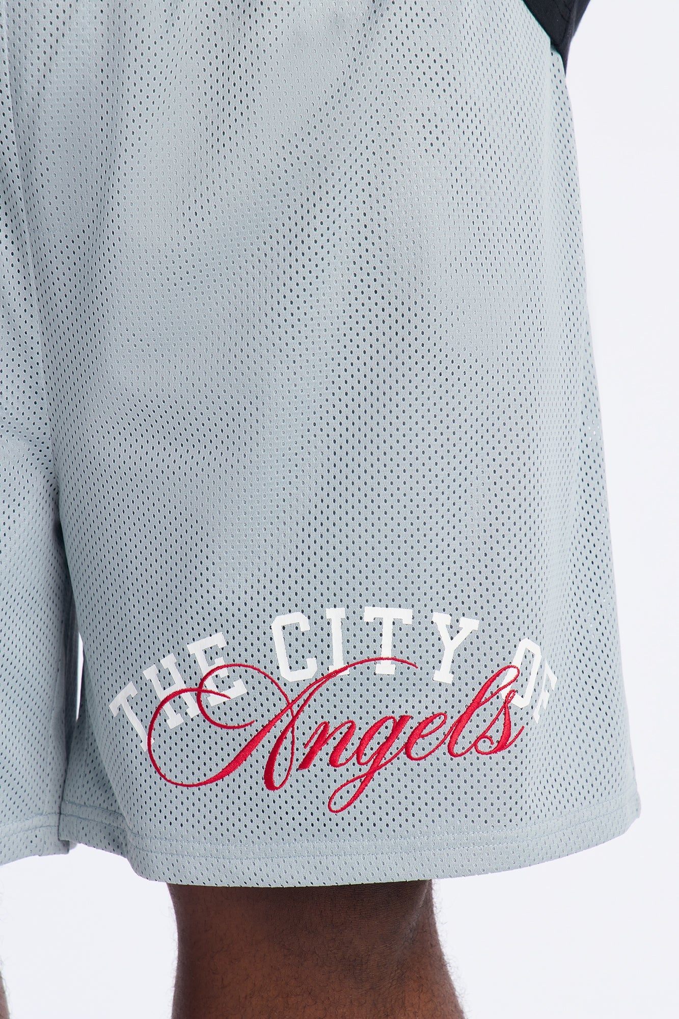 Angels Boulevard Mesh Short - Light Blue