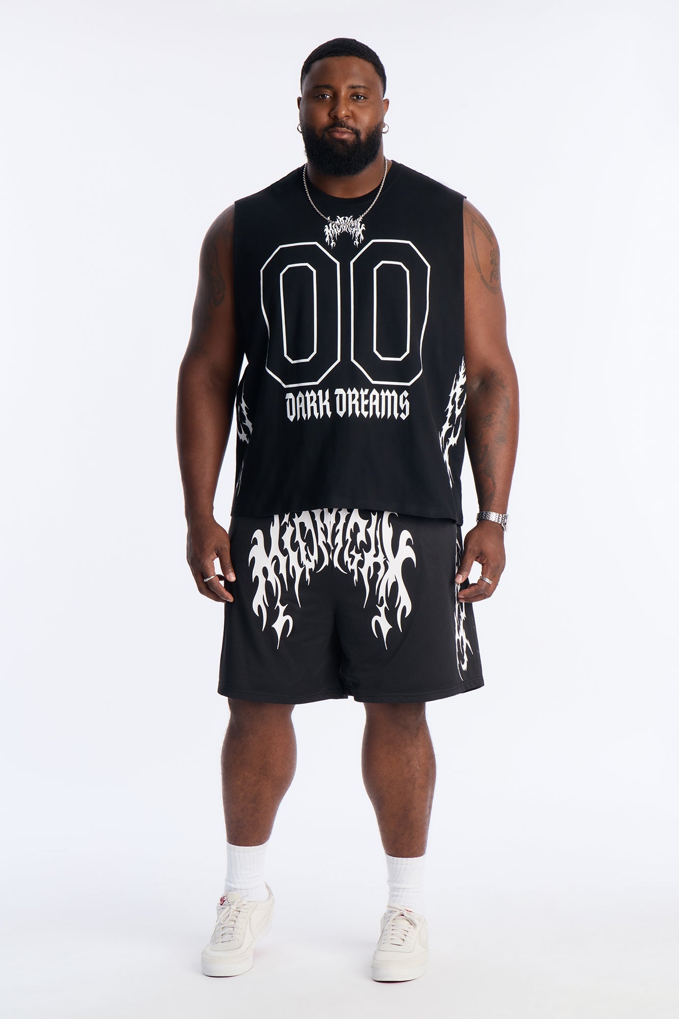 Midnight Anthem Graphic Mesh Short - Black/combo