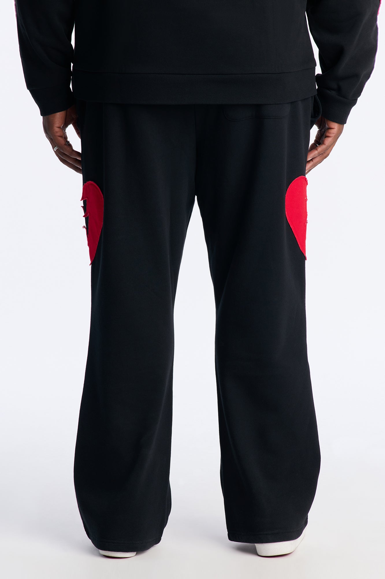 Heartbreakers Players Club Skinny Flare Sweatpants - Black