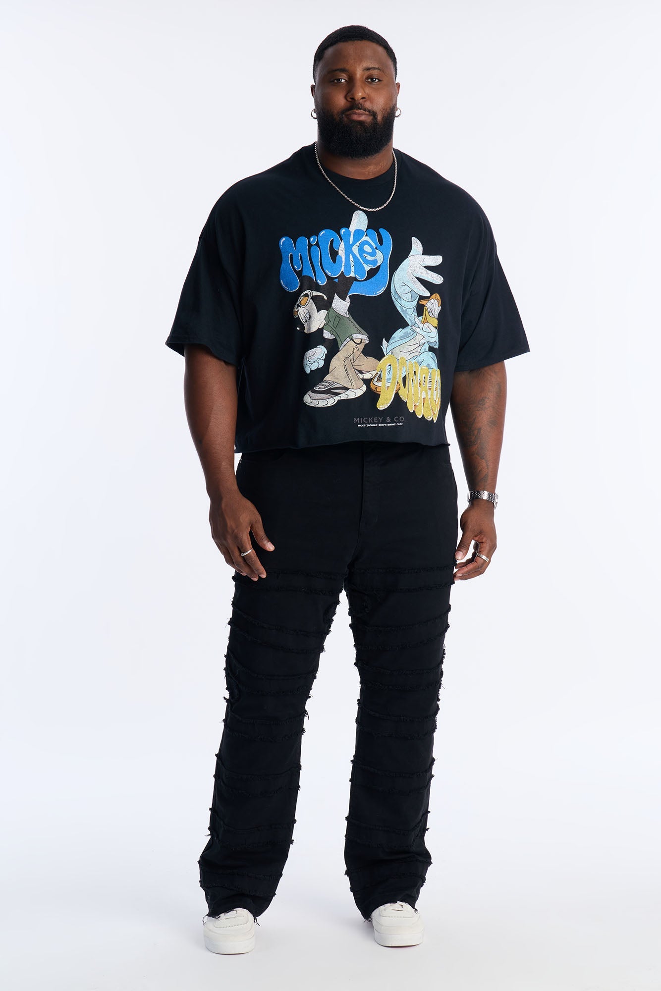 Disney Mickey And Company Short Sleeve Tee - Black