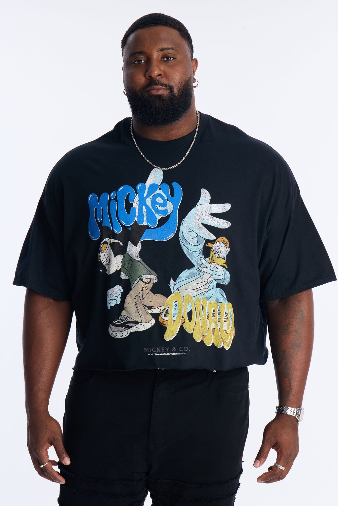 Disney Mickey And Company Short Sleeve Tee - Black