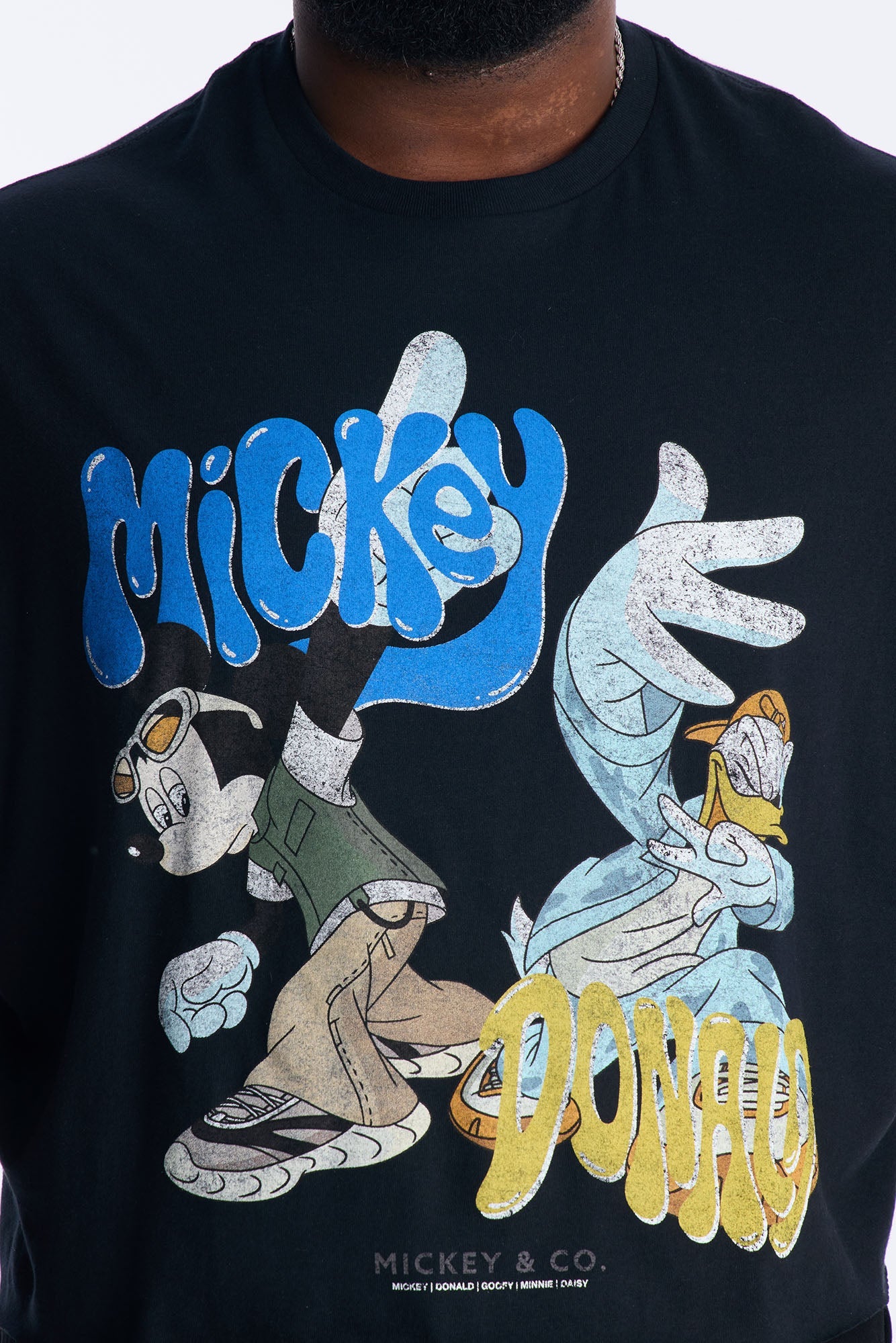 Disney Mickey And Company Short Sleeve Tee - Black