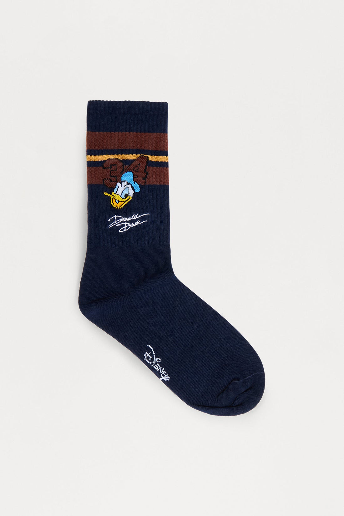 Disney Varsity Donald Crew Socks - Navy