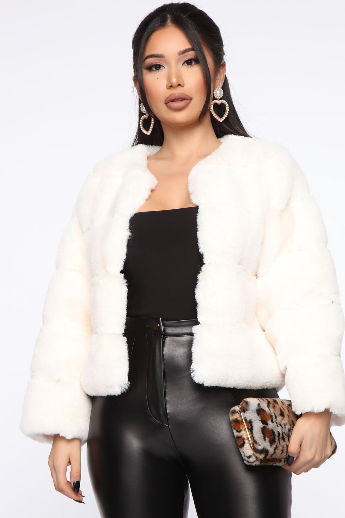She Got Ready Faux Fur Coat - Ivory