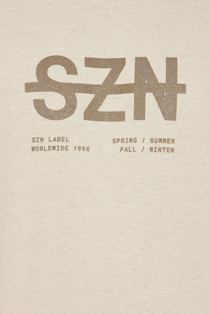 SZN Label Short Sleeve Tee - Khaki
