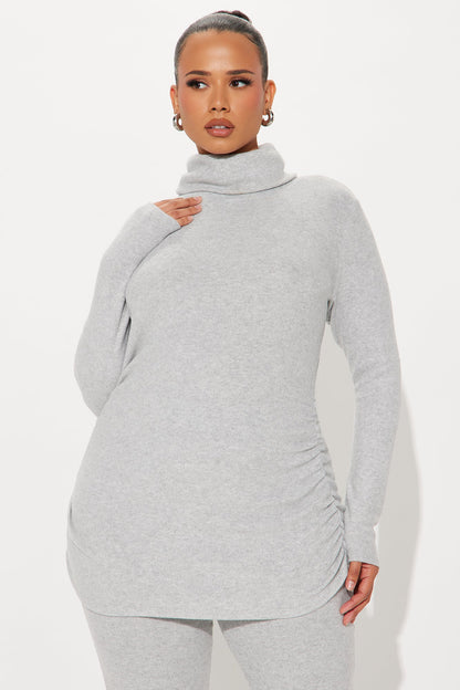 Cherise Pant Set - Heather Grey
