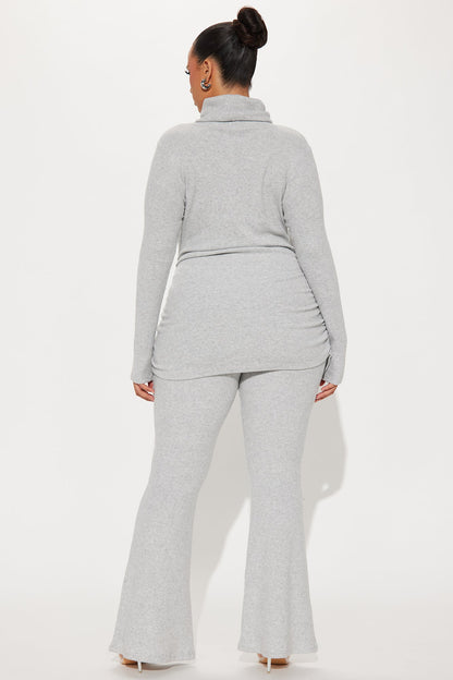 Cherise Pant Set - Heather Grey