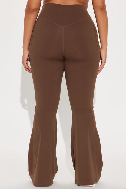 Amara Active Leggings - Chocolate
