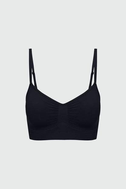Nova Sculpt Seamless Strong Compression Bralette - Black