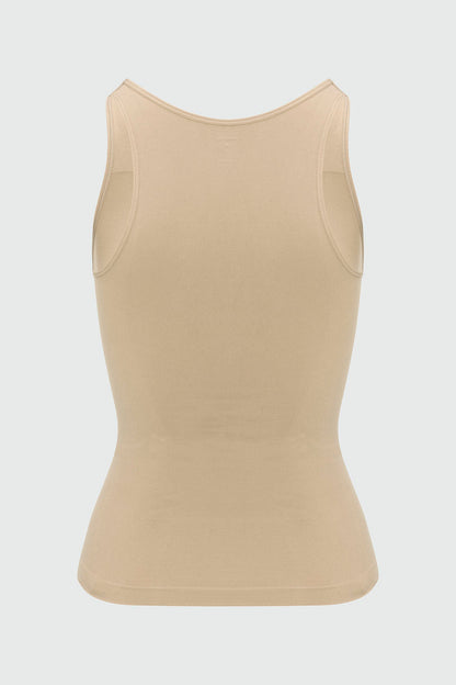 Nova Sculpt Seamless Strong Compression Shaping Tank - Sand