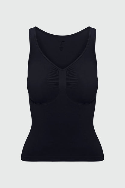 Nova Sculpt Seamless Strong Compression Shaping Tank - Black