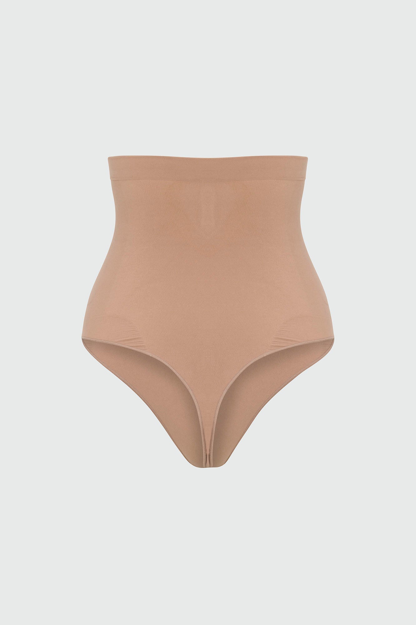Nova Seamless Sculpt Strong Compression High Waisted Thong - Nude