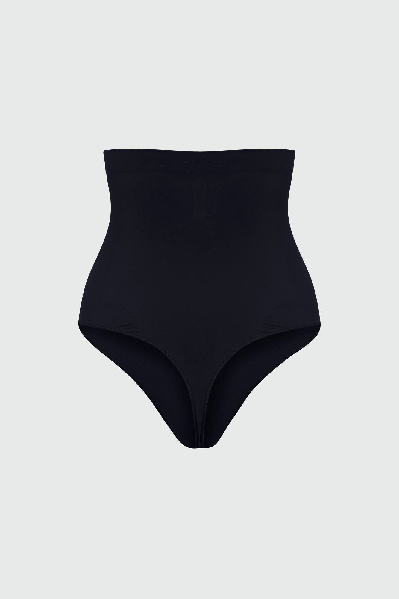 Nova Seamless Sculpt Strong Compression High Waisted Thong - Black