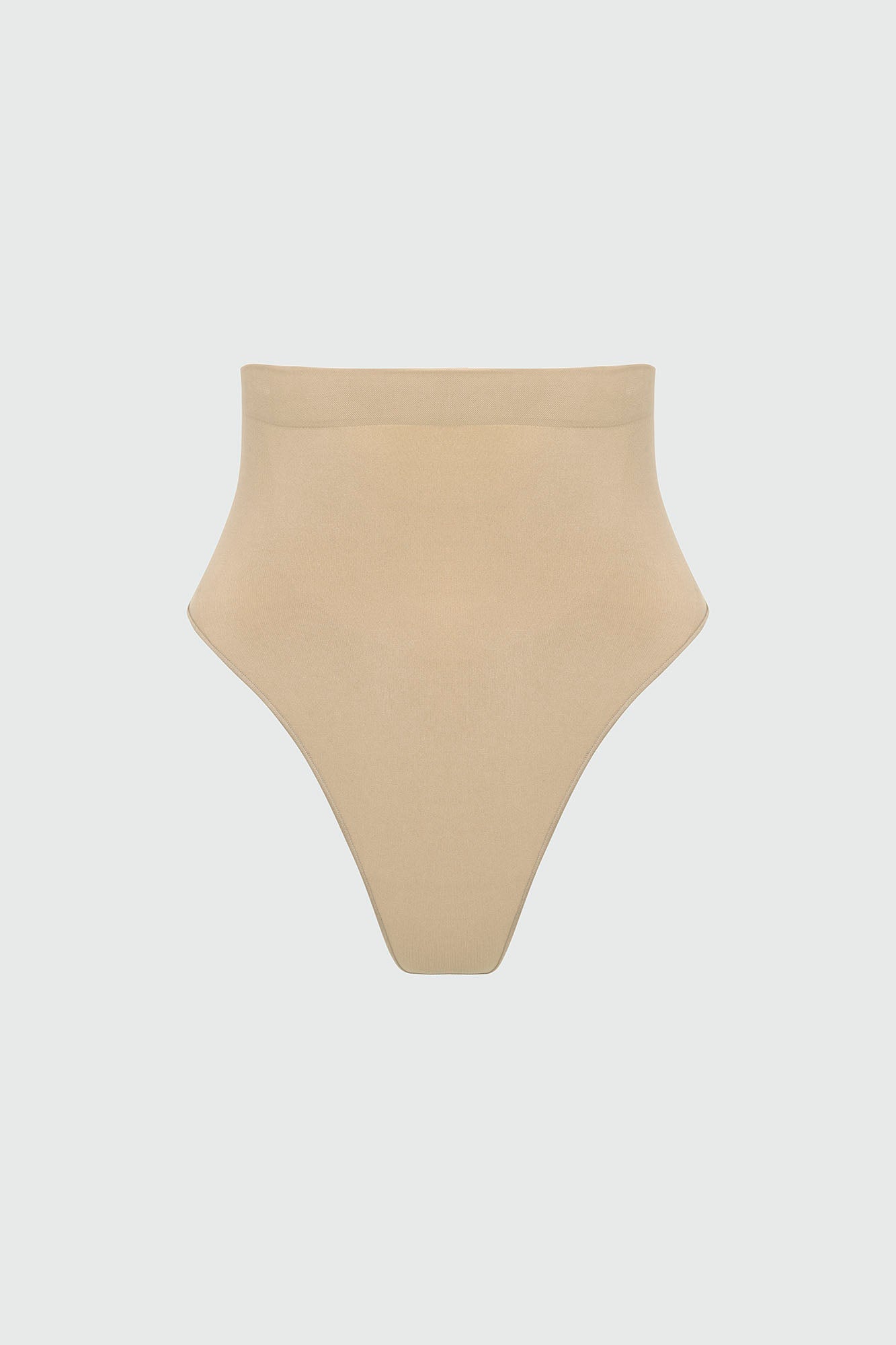 Nova Sculpt Seamless Strong Compression Mid Waist Thong - Sand