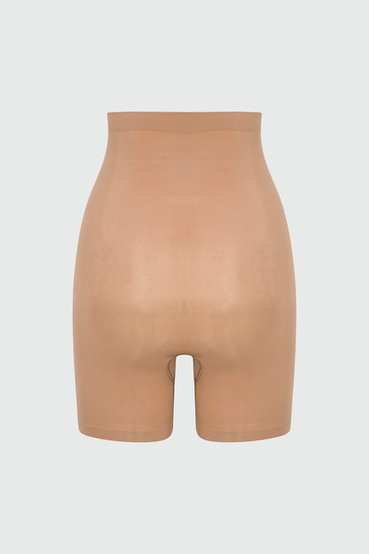 Nova Sculpt Seamless Strong Compression Thigh Shaper - Nude