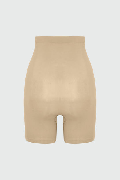 Nova Sculpt Seamless Strong Compression Thigh Shaper - Sand
