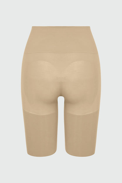 Nova Sculpt Seamless Strong Compression Butt Lifting Thigh Shaper - Sand