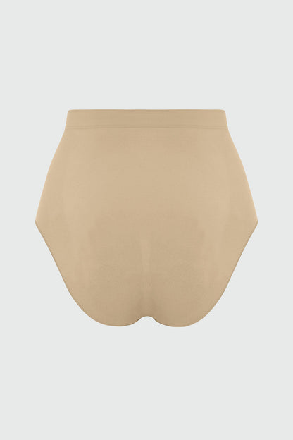 Nova Sculpt Seamless Strong Compression Mid Waist Brief - Sand