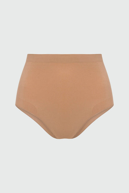 Nova Sculpt Seamless Strong Compression Mid Waist Brief - Nude