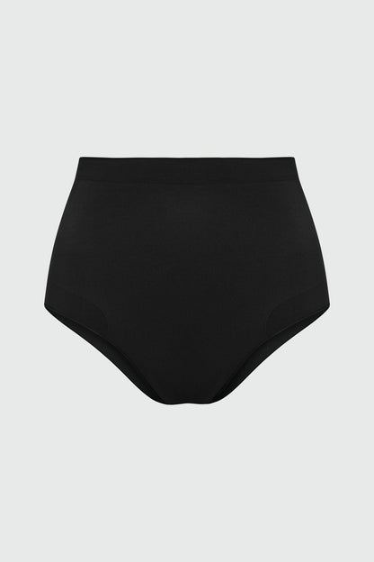 Nova Sculpt Seamless Strong Compression Mid Waist Brief - Black