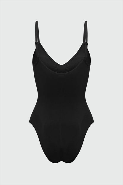 Nova Sculpt Seamless Strong Compression Brief Bodysuit - Black