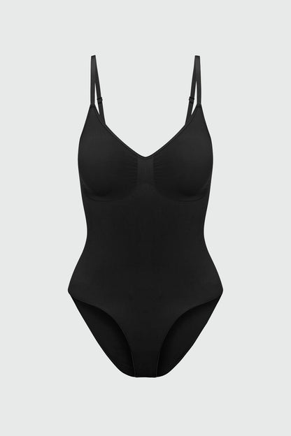 Nova Sculpt Seamless Strong Compression Brief Bodysuit - Black