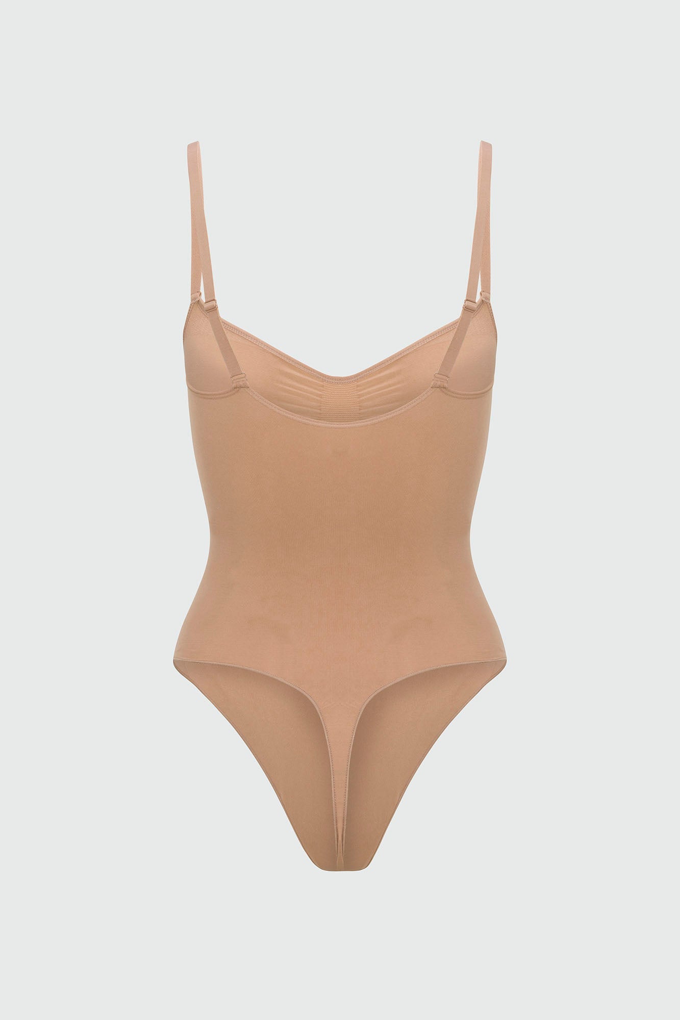 Nova Sculpt Seamless Strong Compression Thong Bodysuit - Nude