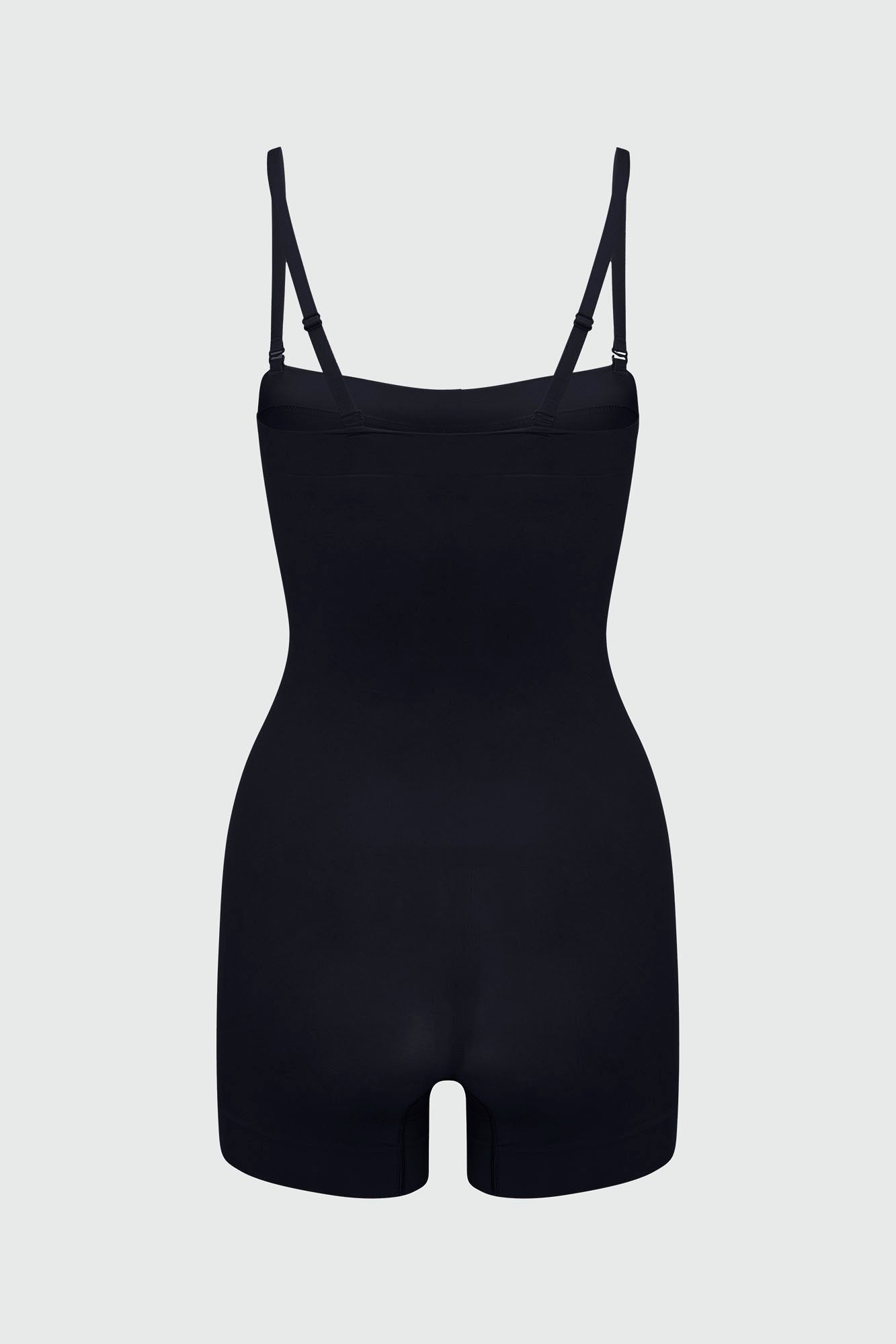 Nova Sculpt Seamless Strong Compression Strapless Shortie Bodysuit - Black