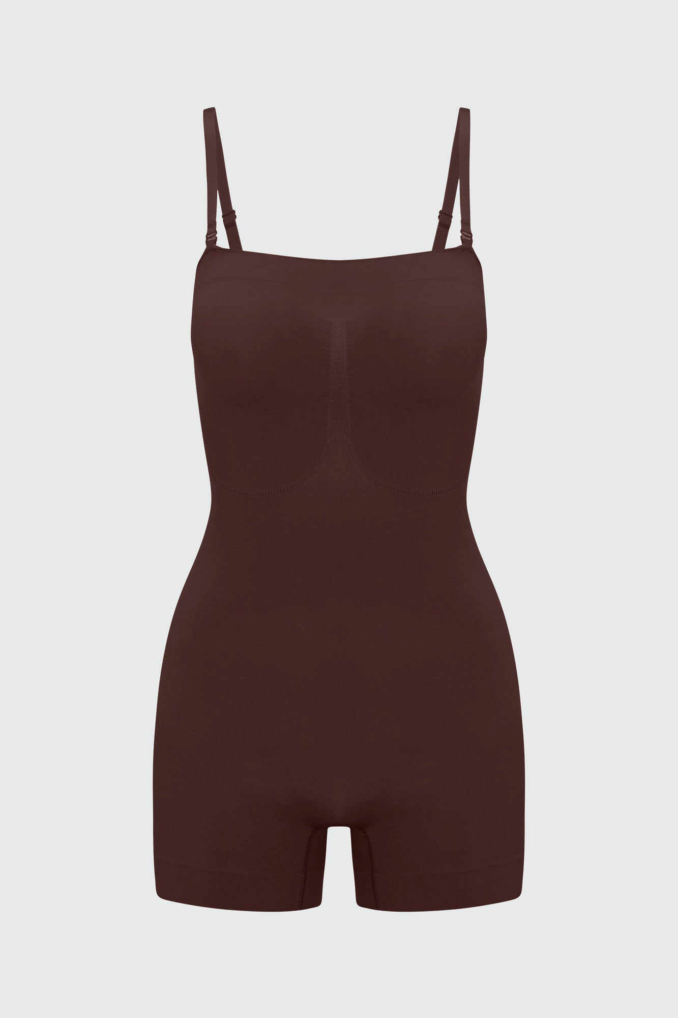 Nova Sculpt Seamless Strong Compression Strapless Shortie Bodysuit - Coco