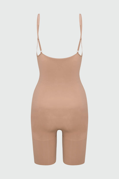Nova Sculpt Seamless Strong Compression Butt Lifting Bodysuit - Nude