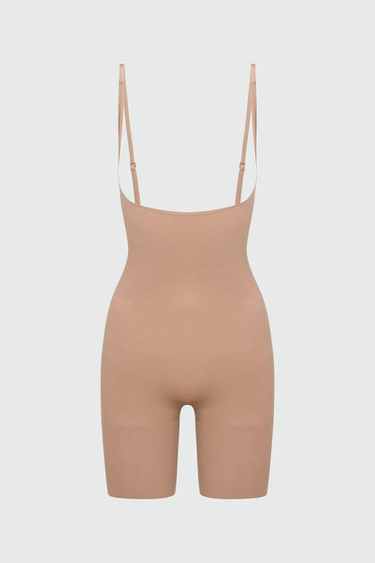 Nova Sculpt Seamless Strong Compression Butt Lifting Bodysuit - Nude