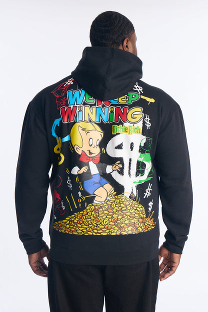 Richie Rich We Keep Winning Hoodie - Black