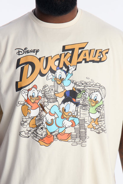 Disney Ducktales Boxy Short Sleeve Tee - Natural