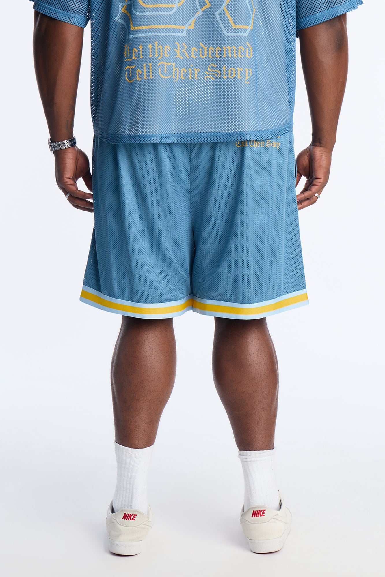 Redemption Legacy Mesh Short - Blue/combo