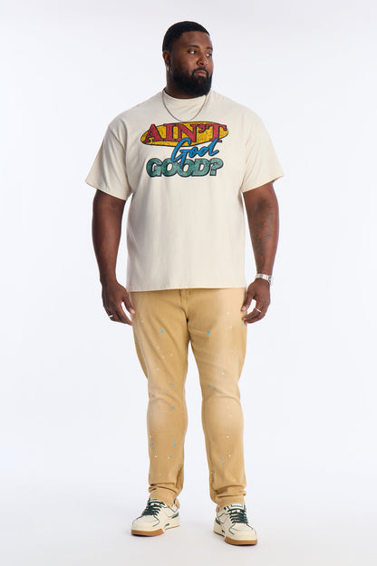 Aint God Good Short Sleeve Tee - Cream