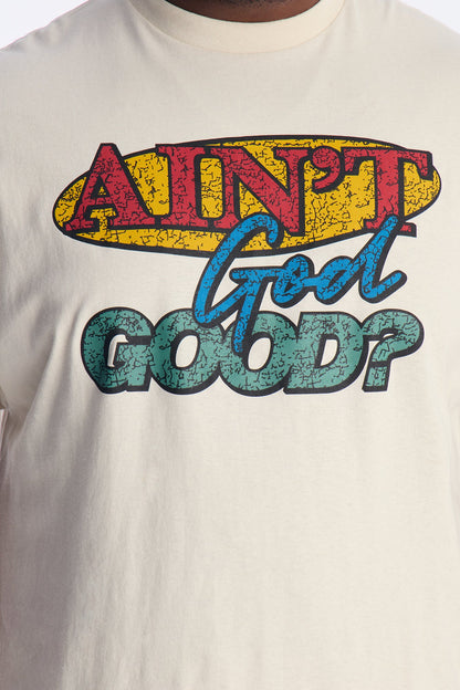 Aint God Good Short Sleeve Tee - Cream