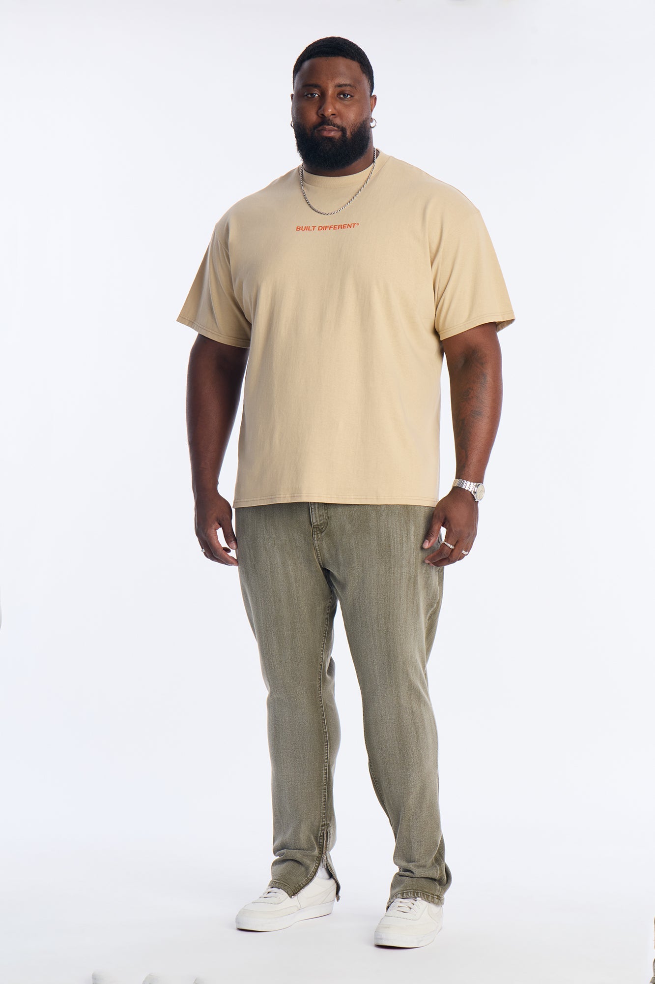 Built Against All Odds Short Sleeve Tee - Tan