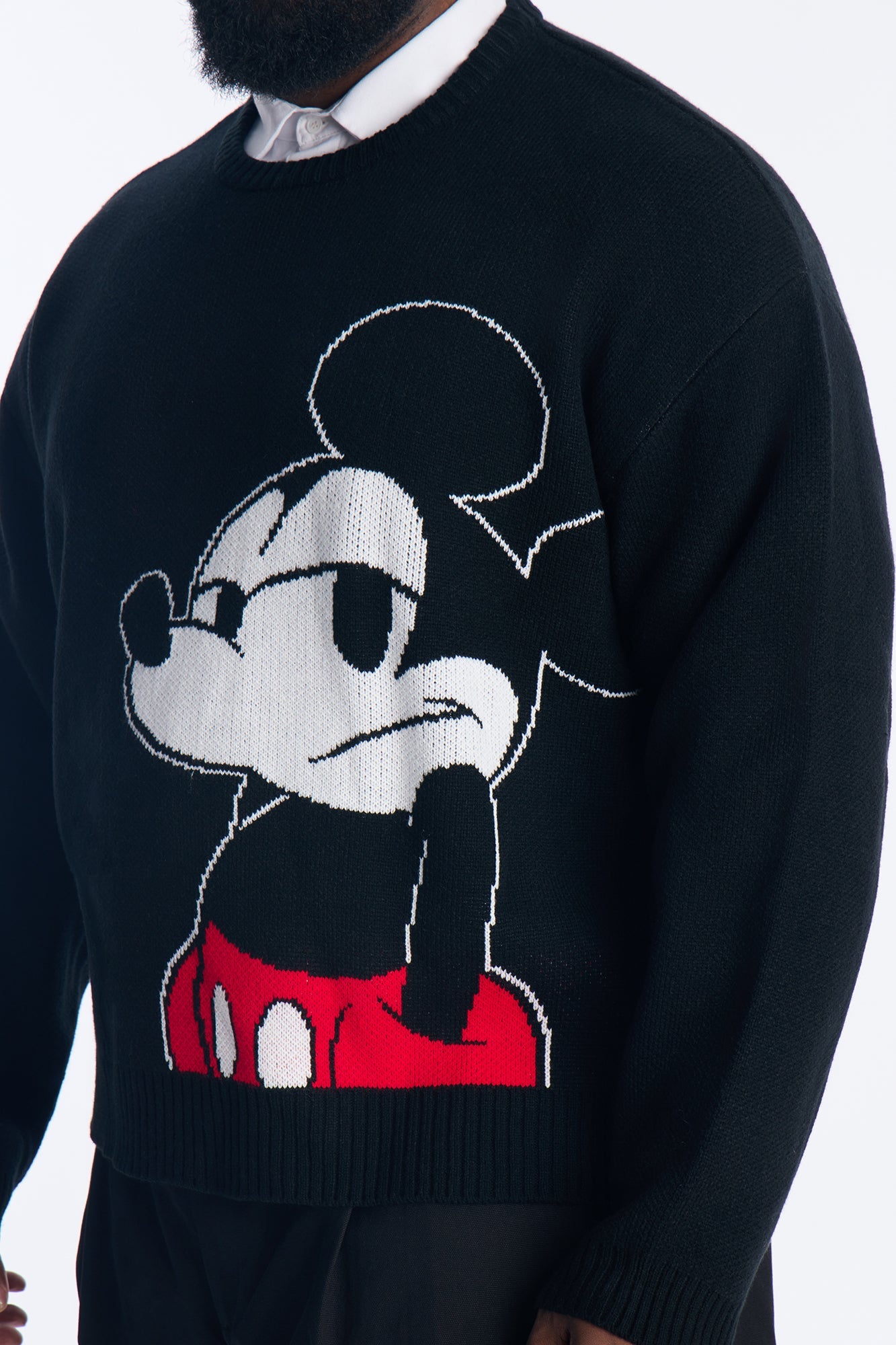 Disney Mickey Chill Mode Sweater - Black