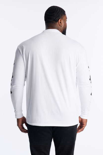 On Earth As It Is In Heaven Long Sleeve Tee - White