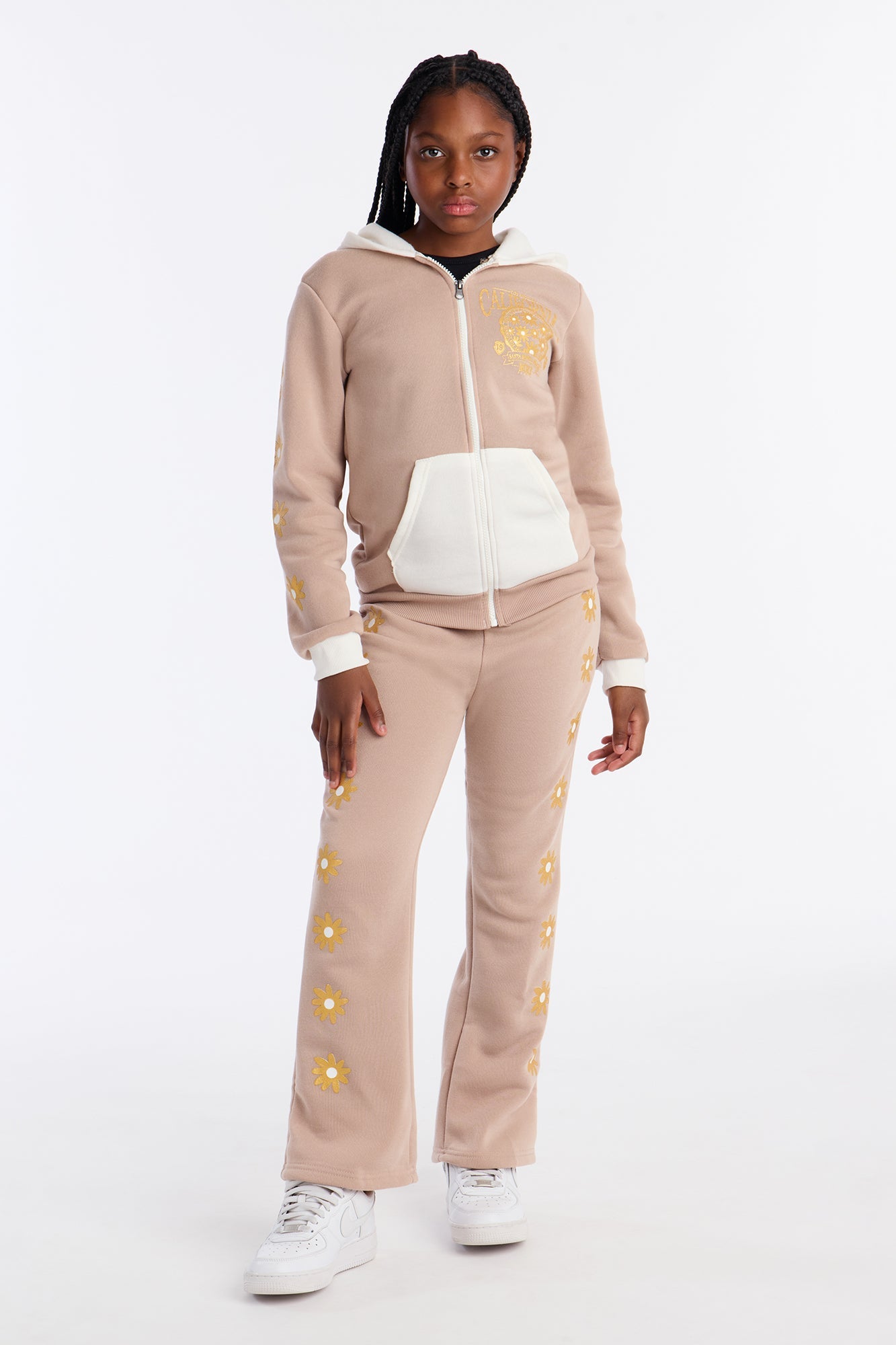 Mini California Girl Pant Set - Khaki