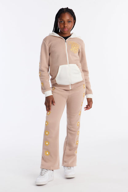 Mini California Girl Pant Set - Khaki