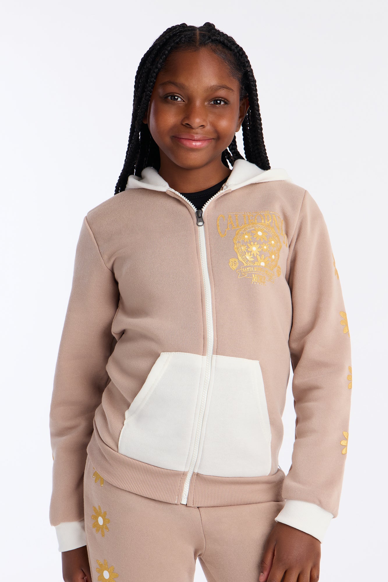 Mini California Girl Pant Set - Khaki