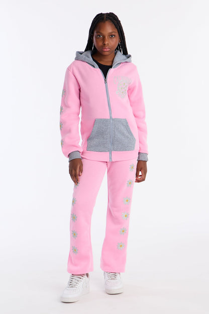 Mini California Girl Pant Set - Pink