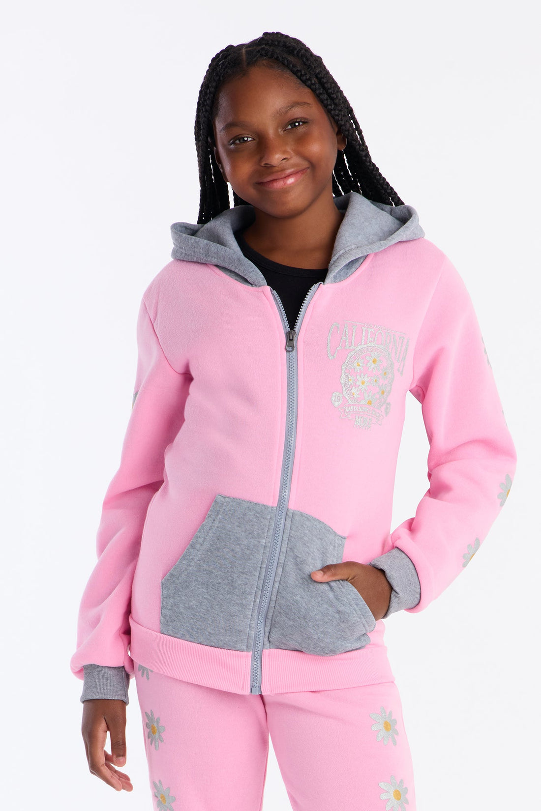 Mini California Girl Pant Set - Pink