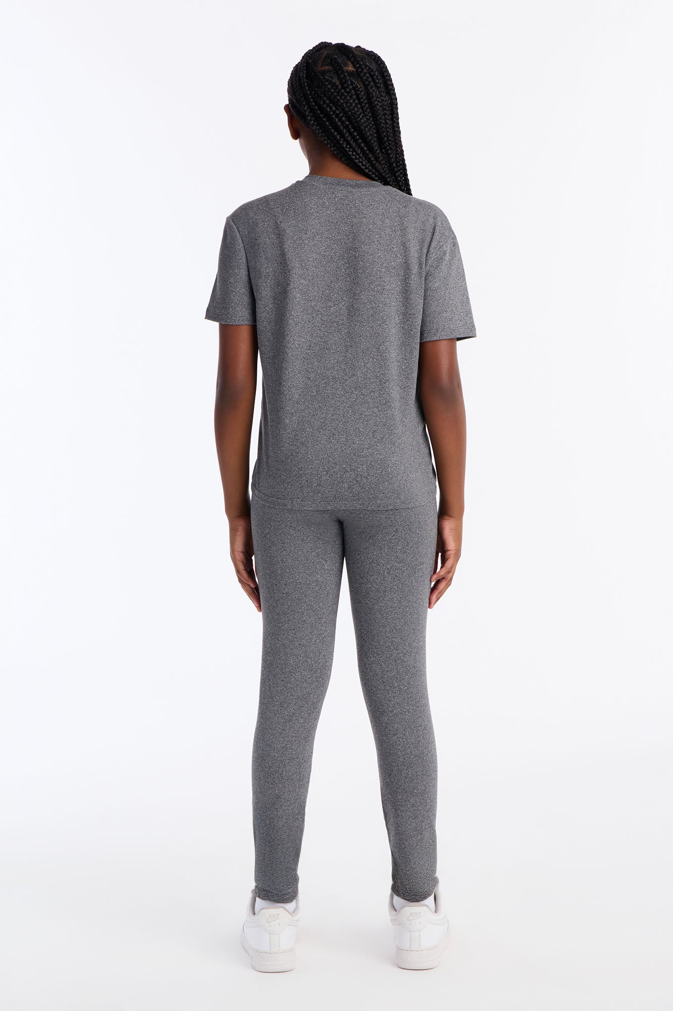 Mini Weekend Vibes Legging Set II - Charcoal