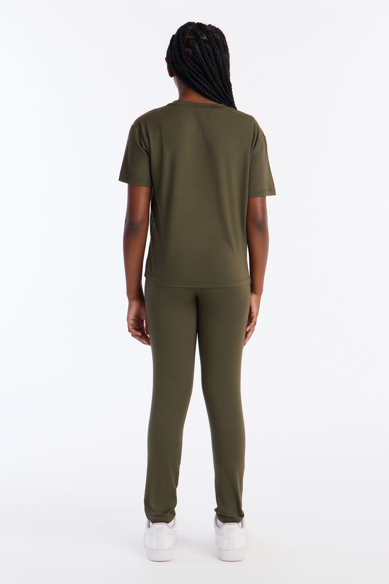 Mini Weekend Vibes Legging Set II - Olive