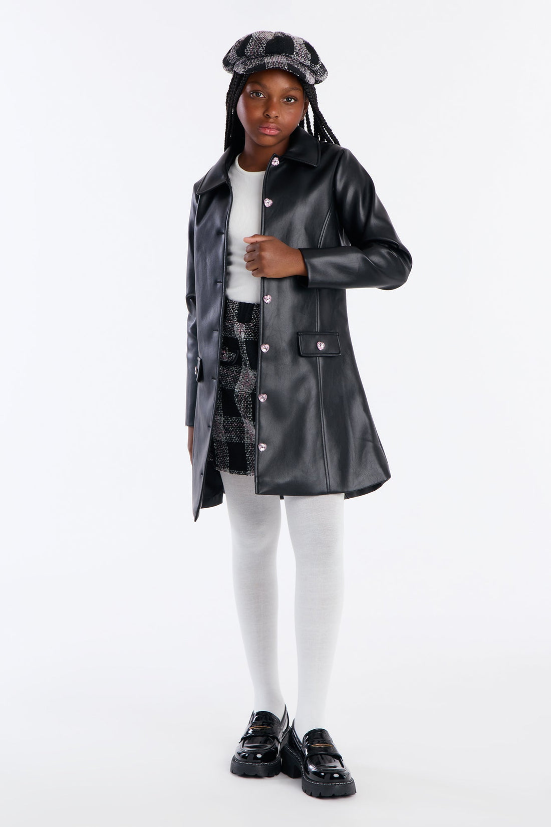 Mini So Fetch 4pc Jacket And Dress Set - Black/combo